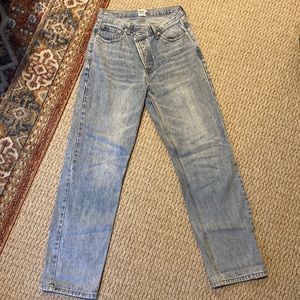 Princess Polly HOLLY HI-RISE STRAIGHT LEG DENIM JEANS - Size 4